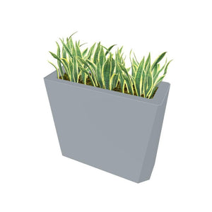 Kasta Indoor High Painted Steel Wide Rectangular Planter, 32" W x 12" D x 28-1/4" H