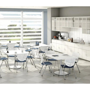 Kool Armless Multi-Purpose Stack Chair with Glides, Plastic Back and Seat