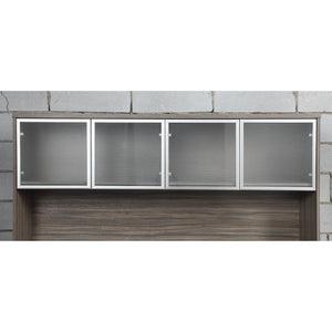 Lodi Overhead With Aluminum/Glass Doors, 71" x 14" x 36” H