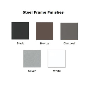 Amherst Steel Collection End Table with Laminate Tabletop, FREE SHIPPING