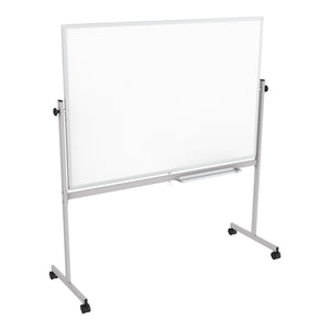 60"W x 40"H Mobile Double-Sided Magnetic Whiteboard