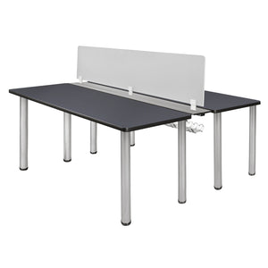 Kee 60" x 58" Benching Station with Privacy Divider