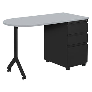 Mobile Metal Teachers Desk, 48" x 24"