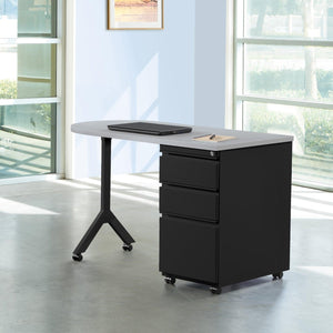 Mobile Metal Teachers Desk, 48" x 24"