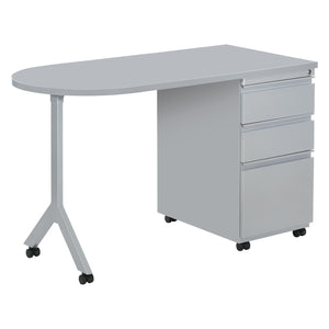 Mobile Metal Teachers Desk, 48" x 24"