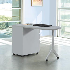 Mobile Metal Teachers Desk, 48" x 24"