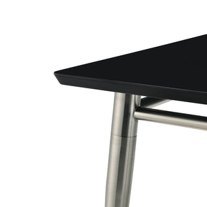 Brooklyn Square End Table with Black Top