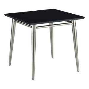 Brooklyn Square End Table with Black Top