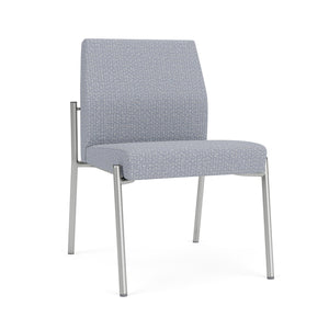 Mystic Guest Collection Reception Seating, Armless Guest Chair, Designer Fabric Upholstery, FREE SHIPPING
