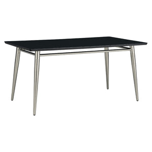 Brooklyn Rectangle Coffee Table with Black Top
