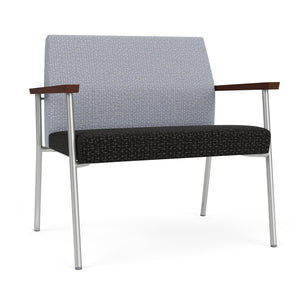 Mystic Guest Collection Reception Seating, Bariatric Chair, 750 lb Capacity, Designer Fabric Upholstery, FREE SHIPPING