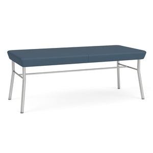 Mystic Guest Collection Reception Seating, 2 Seat Bench, Standard Vinyl Upholstery, FREE SHIPPING
