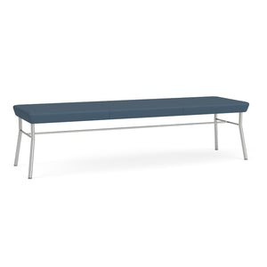 Mystic Guest Collection Reception Seating, 3 Seat Bench, Standard Vinyl Upholstery, FREE SHIPPING