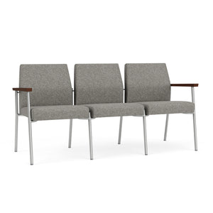 Mystic Guest Collection Reception Seating, 3 Seat Sofa, Standard Fabric Upholstery, FREE SHIPPING
