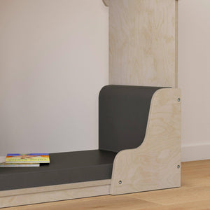 Bright Beginnings Commercial Grade Wooden Quiet Corner Reading Nook with Padded Soft Seating