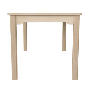 Bright Beginnings Commercial Grade Wooden Rectangular Preschool Classroom Activity Table, 23.5"W x 47.25"D x 21.25"H, Beech