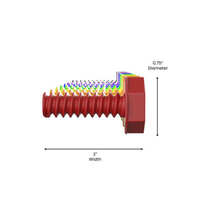 Bright Beginnings Commercial Grade Modular STEAM Wall 512 Piece Multicolor Screw Accessory Pack