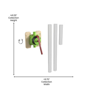 Bright Beginnings Commercial Grade 10 Piece Modular STEAM Wall STEAM Accessories, Pipe Builder, Hand Pump and Accessories