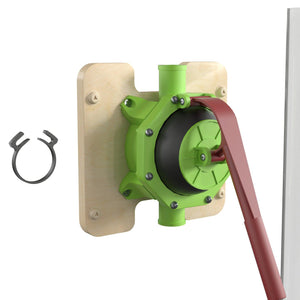 Bright Beginnings Commercial Grade 10 Piece Modular STEAM Wall STEAM Accessories, Pipe Builder, Hand Pump and Accessories