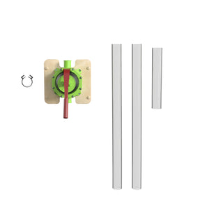 Bright Beginnings Commercial Grade 10 Piece Modular STEAM Wall STEAM Accessories, Pipe Builder, Hand Pump and Accessories