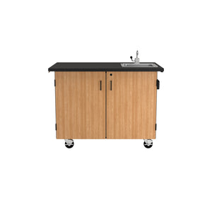MSC Series Mobile Science Cabinet with Inner Drawers and Shelf, Chem-Res Top and Sink
