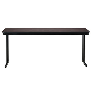 Max Seating Folding Training and Seminar Table with Cantilever Legs, 18" x 60", High Pressure Laminate Top with Particleboard Core/PVC Edge Banding