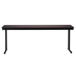 Max Seating Folding Training and Seminar Table with Cantilever Legs, 18" x 96", High Pressure Laminate Top with Particleboard Core/PVC Edge Banding