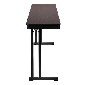 Max Seating Folding Training and Seminar Table with Cantilever Legs, 24" x 60", High Pressure Laminate Top with Particleboard Core/PVC Edge Banding