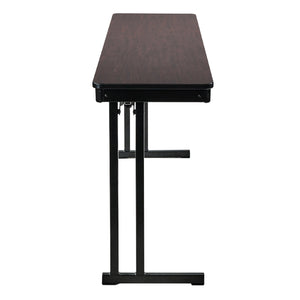 Max Seating Folding Training and Seminar Table with Cantilever Legs, 24" x 72", High Pressure Laminate Top with Particleboard Core/PVC Edge Banding
