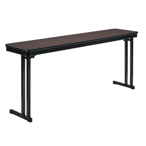 Max Seating Folding Training and Seminar Table with Cantilever Legs, 24" x 72", High Pressure Laminate Top with Particleboard Core/PVC Edge Banding