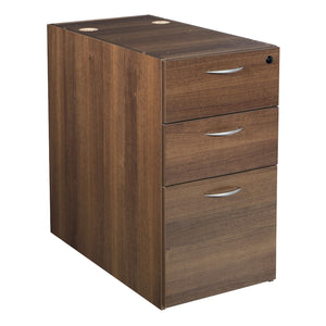 Napa StepFront Box/Box/File Pedestal for 30" Deep Desktops, 15.25" x 29.75" x 28" H