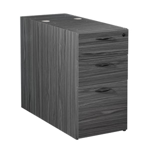 Napa StepFront Box/Box/File Pedestal for 36" Deep Desktops, 15.5" x 35.3" x 28" H