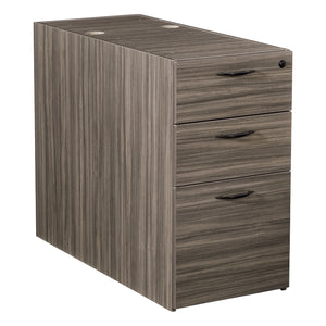 Napa StepFront Box/Box/File Pedestal for 36" Deep Desktops, 15.5" x 35.3" x 28" H