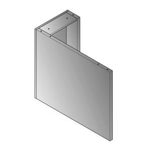 Napa StepFront False Pedestal for 36" Deep Desktops, 15.25" x 35.25" x 28" H