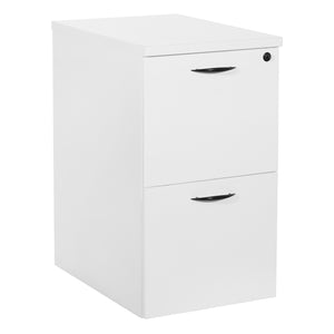 "Napa White" Mobile File/File Pedestal, 14" x 22" x 27" H