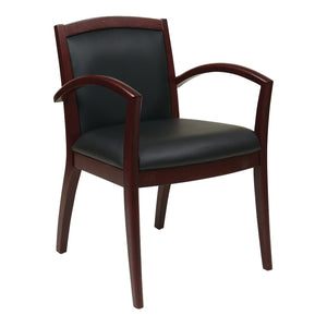 Napa Guest Chair with Full Cushion Back, Silver Ion Technology Dillon Fabric Upholstery