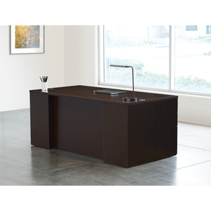 Napa StepFront Double Pedestal Desk, 71” x 36” x 29" H