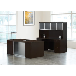 Napa StepFront Executive Office with Glass Modesty Panel