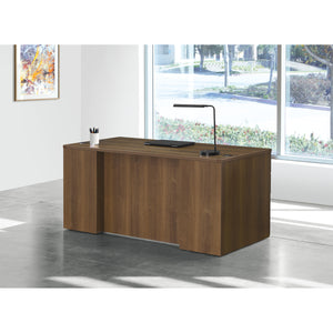 Napa StepFront Double Pedestal Desk, 66” x 30” x 29" H