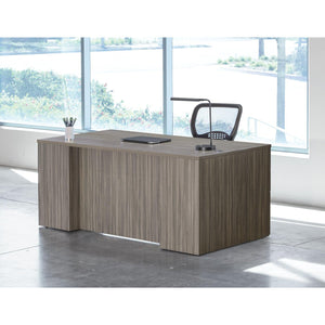 Napa StepFront Double Pedestal Desk, 71” x 36” x 29" H