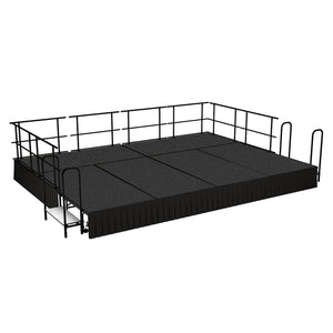 Complete Single Level Stage Packages with Carpeted Surface