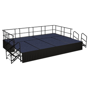 Complete Single Level Stage Packages with Carpeted Surface