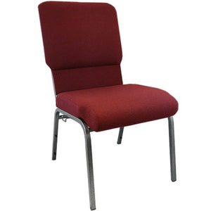 Nextgen 18-1/2" W Molded Foam Stacking Church Chair with 3"-Thick Seat, 800 lb Weight Capacity