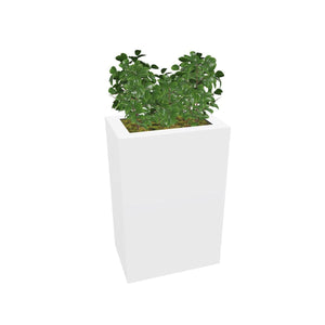 PIC Indoor Painted Steel Single Compartment Rectangular Planter, 17-11/16" W x 11-7/8" D x 26-15/16" H
