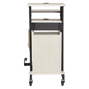 Premium Plus Presentation Cart with Storage Cabinet