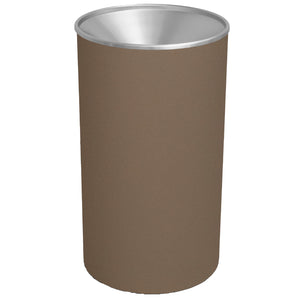 Premier Series 33 Gallon Steel Indoor Waste Receptacle, Textured Finish
