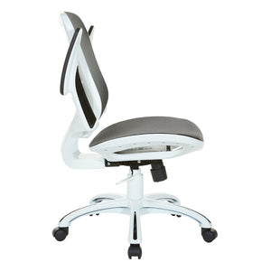 Riley Mesh Seat and Back Manager’s Chair with Padded Flip Arms