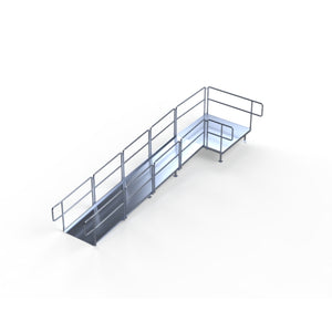 ADA-Compliant Stage Ramp, 5' x 5' Top Platform