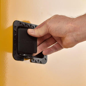 Compact Flammable Safety Cabinet with Single Door, Manual Close, 16 Gallon Capacity, Safety Yellow, 23" x 18" x 44"