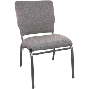 Nextgen 18-1/2" W Multipurpose Church Chair with 2-1/2"-Thick Seat and Ganging Brackets, 600 lb Weight Capacity